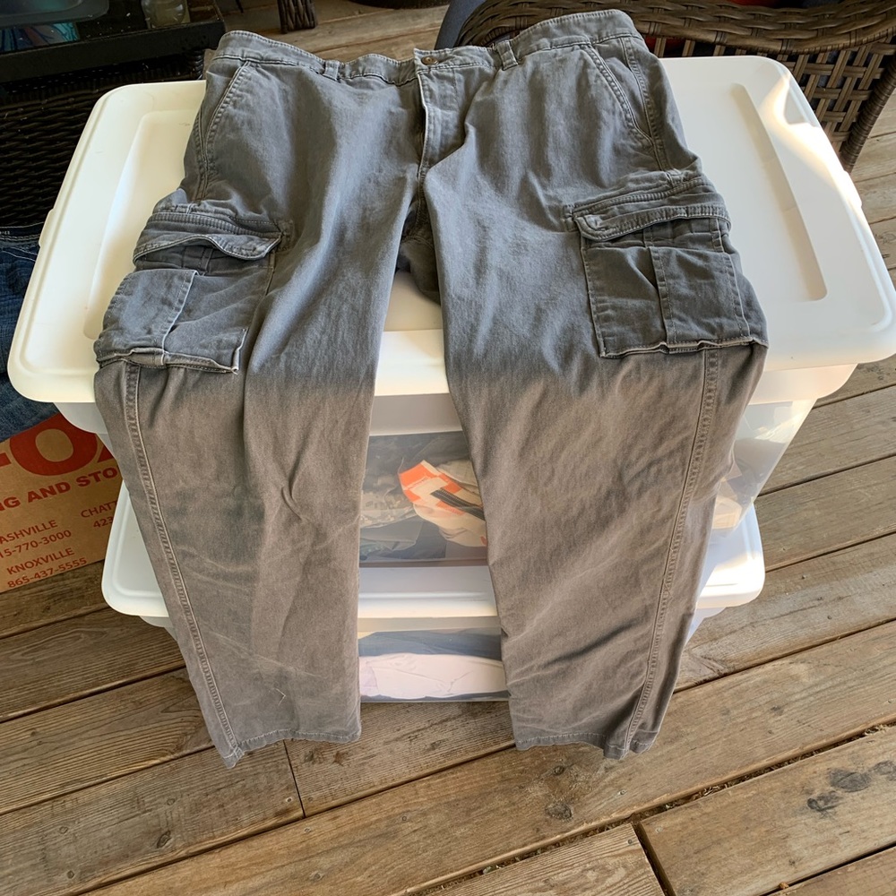 Mens Sonoma casual gray cargo pants